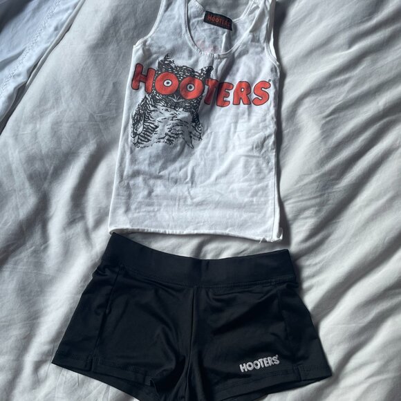 Hooters Set - Zip Up, Tank, Short (S, but closer to XXS) - Picture 7 of 7